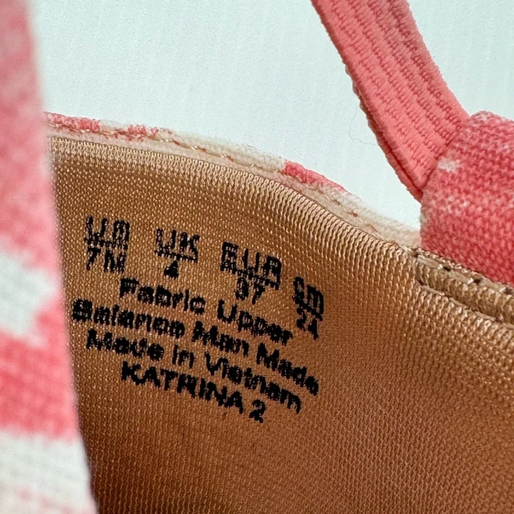 Life Stride Velocity 2.0 Katrina 2 size 7 Pink & White Espadrille New‎